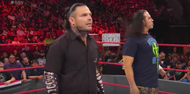 Jeff Hardy and Matt Hardy on WWE Raw - Photo Credit: WWE Raw on USA